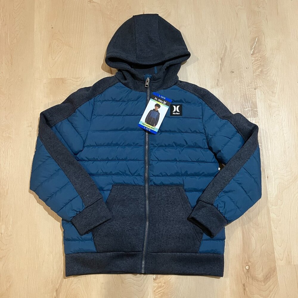 NWT Hurley Youth Hybrid Jacket - L (14/16)
